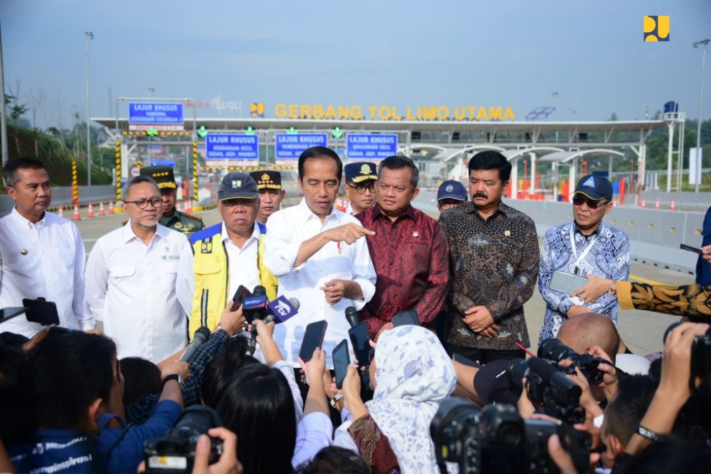 Presiden Joko Widodo resmikan Jalan Tol Pamulang-Cinere-Raya Bogor