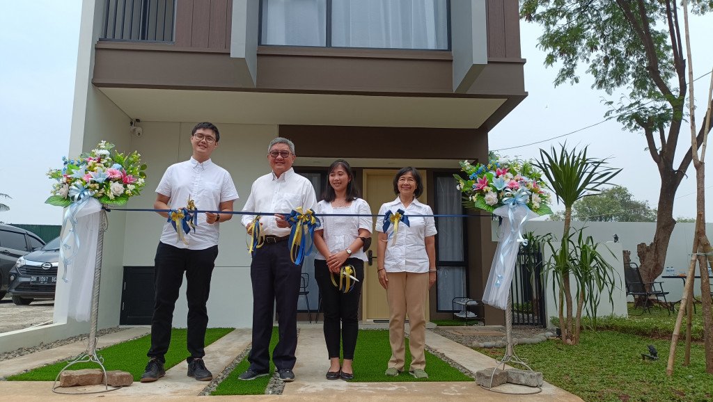 Peresmian rumah contoh Aksara Homes di Ciputat