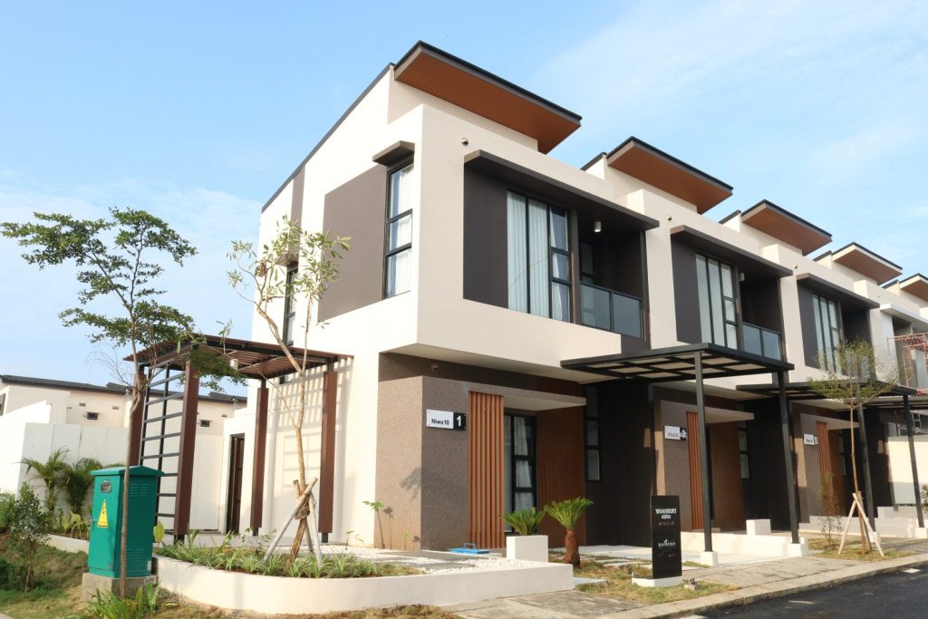 rumah contoh di Cluster Niwa, Kota Pintar Savasa