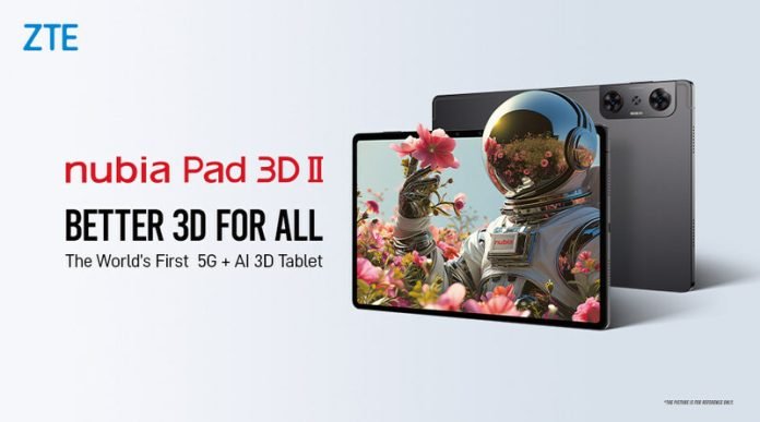 ZTE Corporation luncurkan komputer tablet nubia Pad 3D II