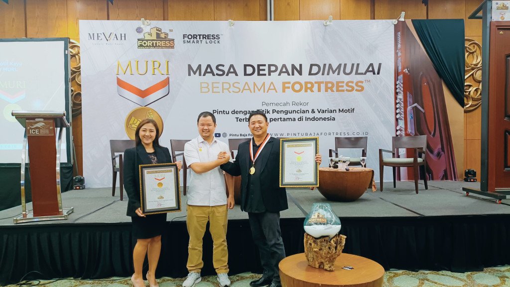 pintu baja fortress raih rekor muri