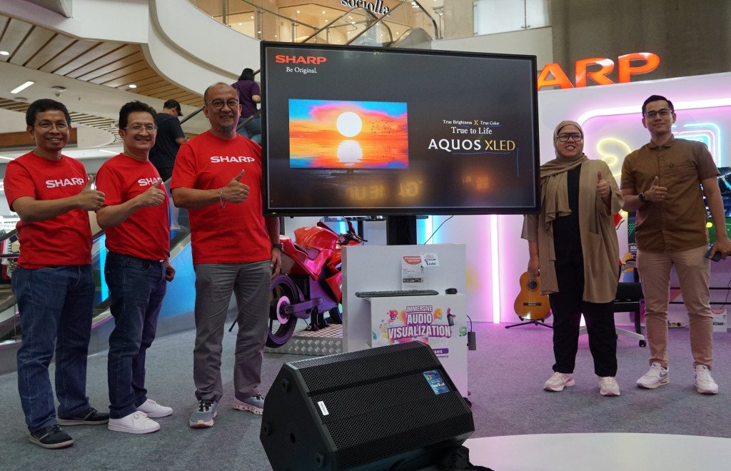 Produk Audio Video Terbaru Sharp di Sharp Immersive Audio Visualization Mini Exhibition