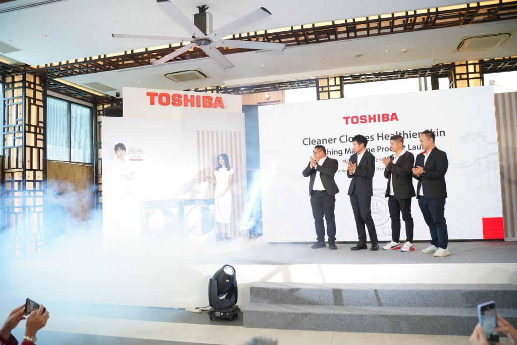 peluncuran mesin cuci toshiba