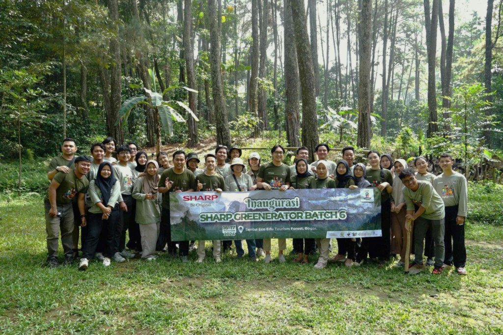 sharp greenerator, sharp indonesia, pelestarian lingkungan, csr sharp