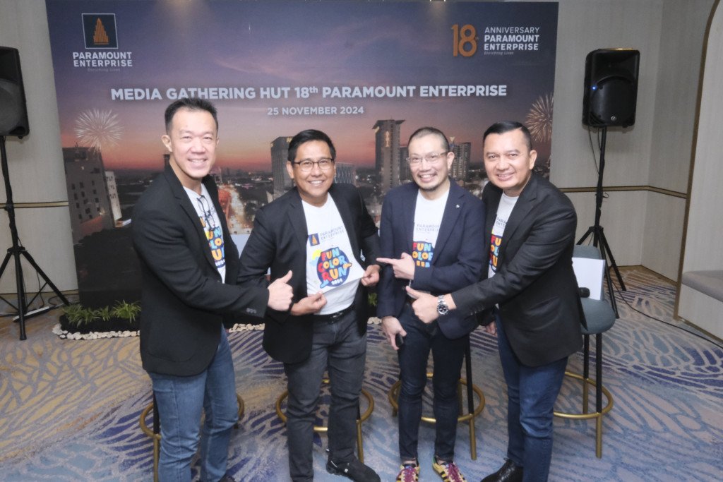 ulang tahun Paramount Enterprise, promo properti, promo paramount land, paramount Fun Color Run 2024,