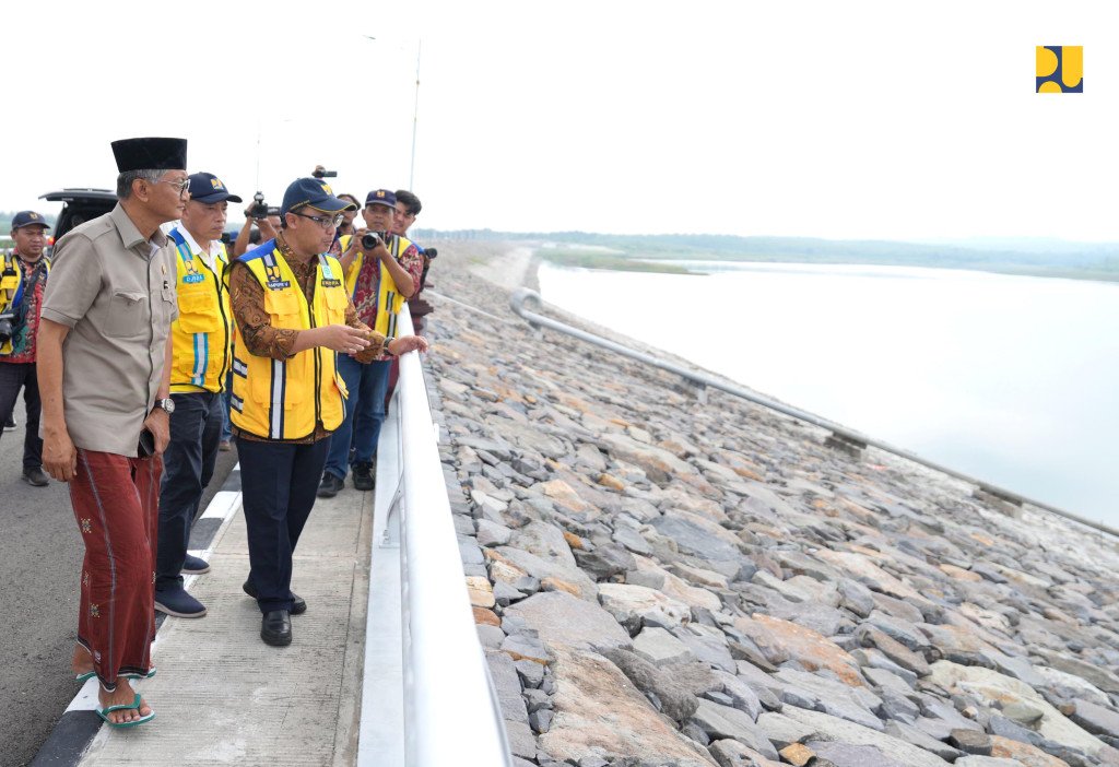 Kementerian PU, Dody Hanggodo,Nganjuk, bendungan Semantok, saluran irigasi,