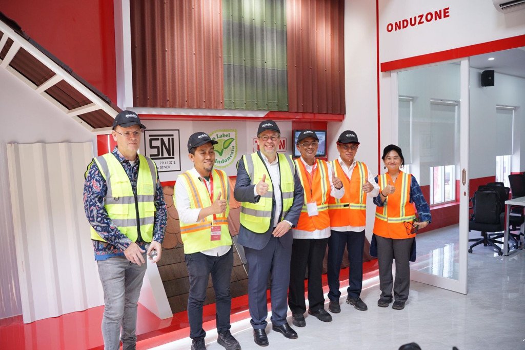 peresmian pabrik baru onduline pasuruan, pabrik onduline, produsen atap, atap ramah lingkungan, atap bitumen