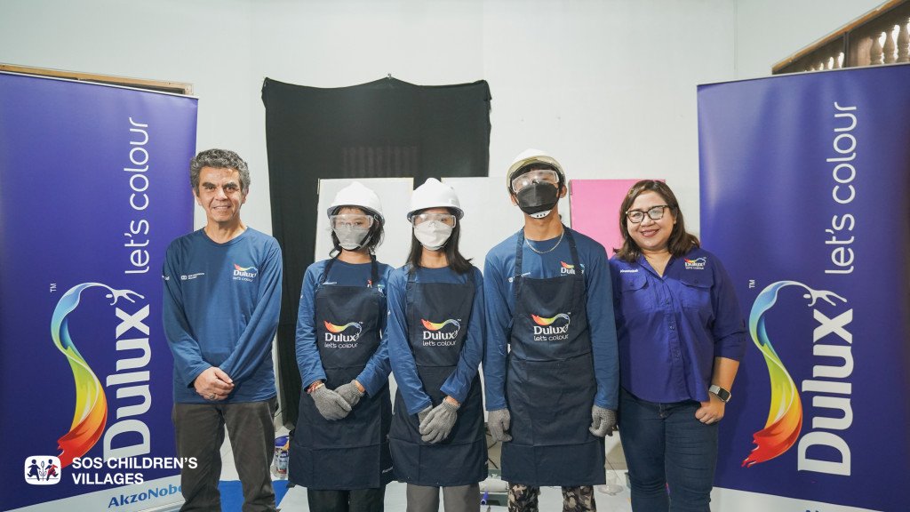 cat dulux, akzonobel indonesia, SOS Children’s Villages Indonesia, csr akzonobel,