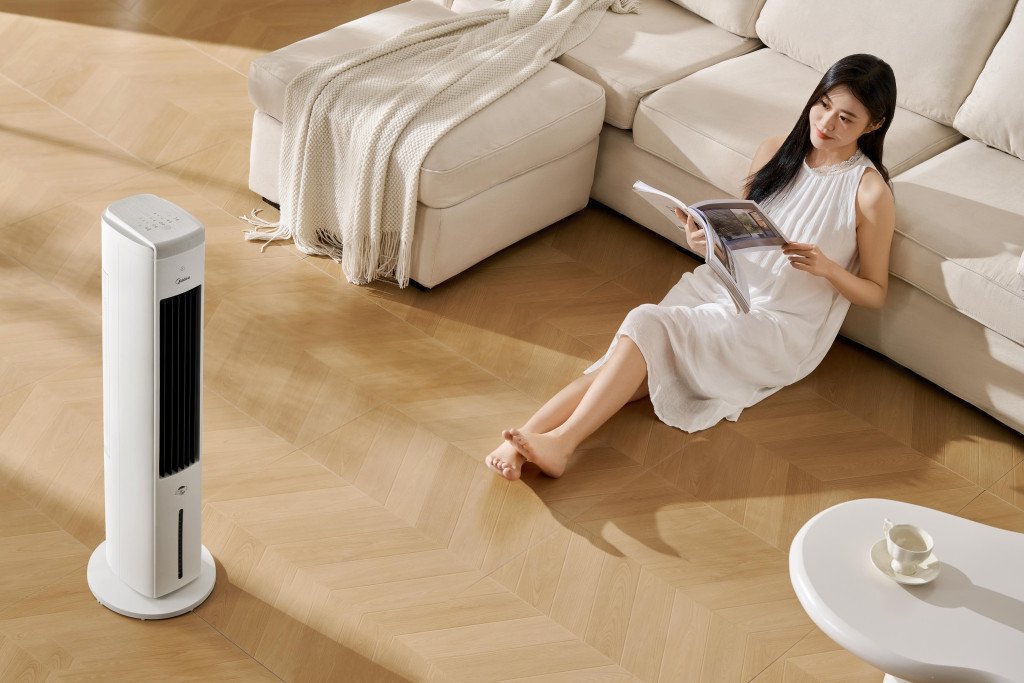 Air Cooler Midea, pendingin ruangan, penyejuk ruangan, pembersih ruangan, Air Cooler, midea, eletronik, produsen elektronik