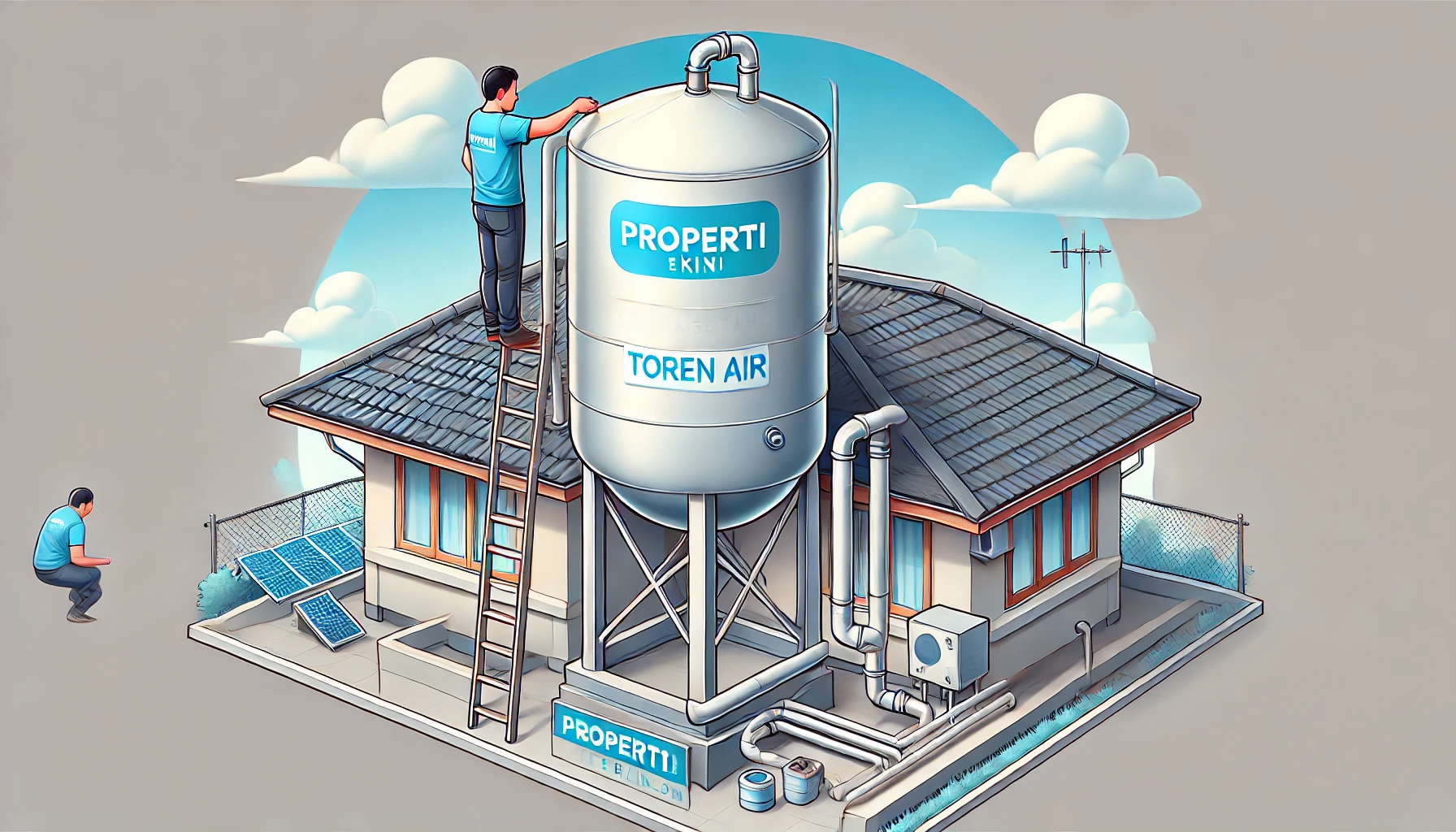 8 Cara Agar Air dari Tandon/Toren Keluar Lebih Deras Tanpa Pompa Tambahan, tandon air, toren air, tips air toren, tips merawat toren,