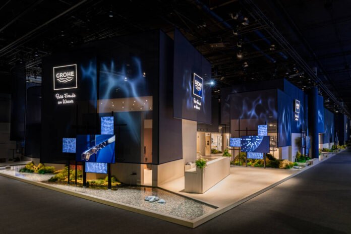 GROHE Purefoam, Rainshower Aqua Pure, grohe spa, ISH 2025, produk kamar mandi, lixil,