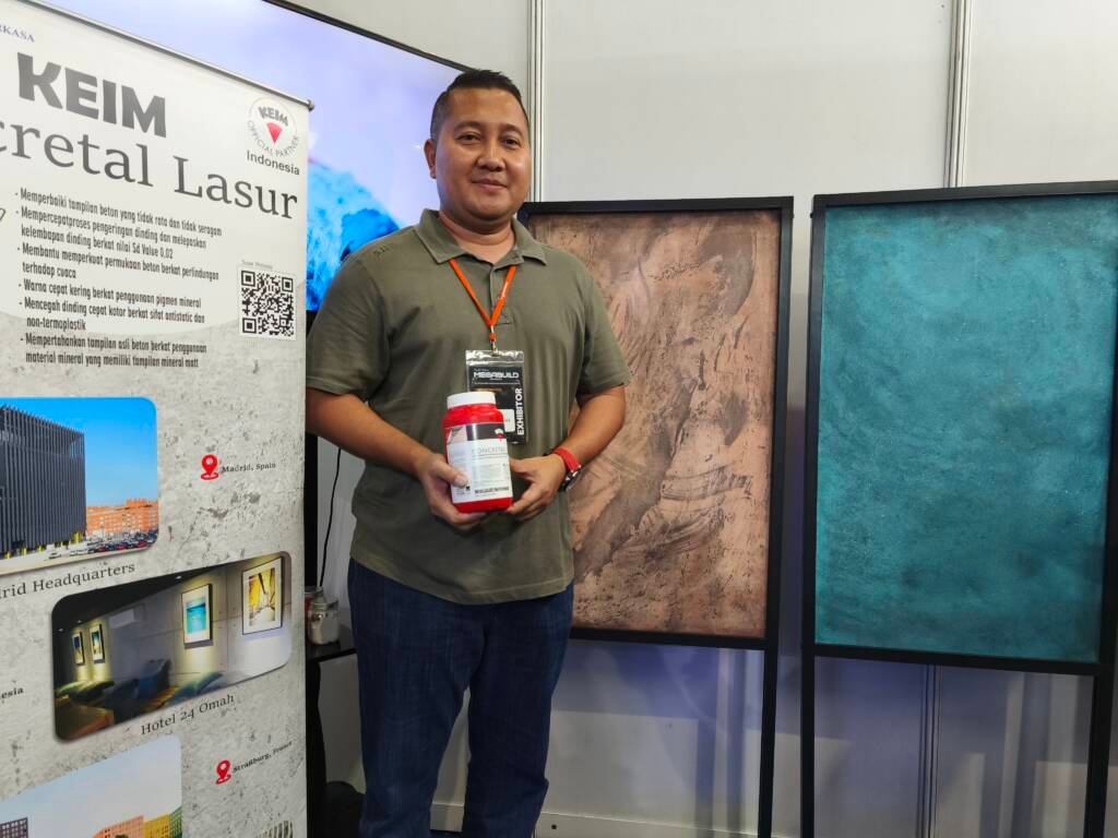 Dicky Fardian, KEIM Silicate Mineral Paint, cat keim, cat ramah lingkungan, cat beton, cat mineral, KEIM Concretal Lasur