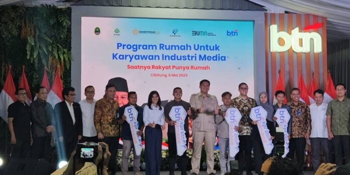 menteri pkp maruarar sirait, menkomdigi, rumah subsidi untuk wartawan, rumah di cibitung bekasi,