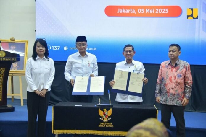 Kementerian PU, Ombudsman RI, infrastruktur,