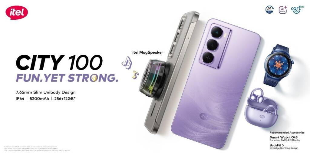 itel city 100 smartphone, ponsel pintar ai, produk handphone terbaru,