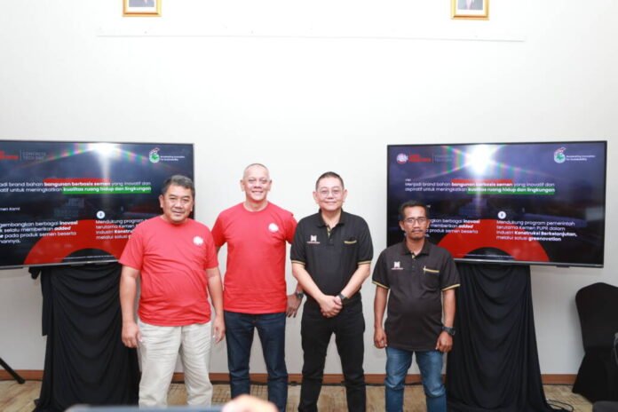 semen merah putih, green cement, konstruksi hijau du batam,
