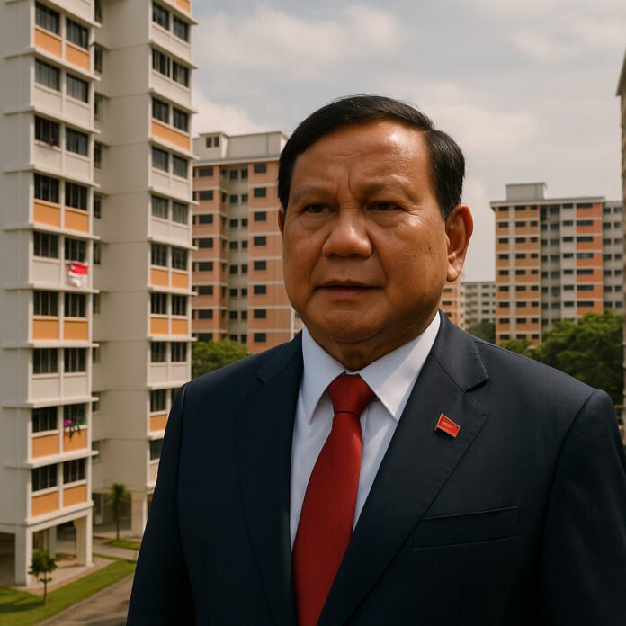 presiden prabowo subianto, perumahan di singapura
