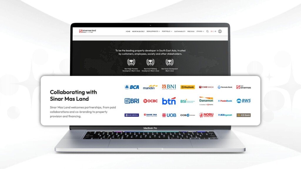 website sinar mas land