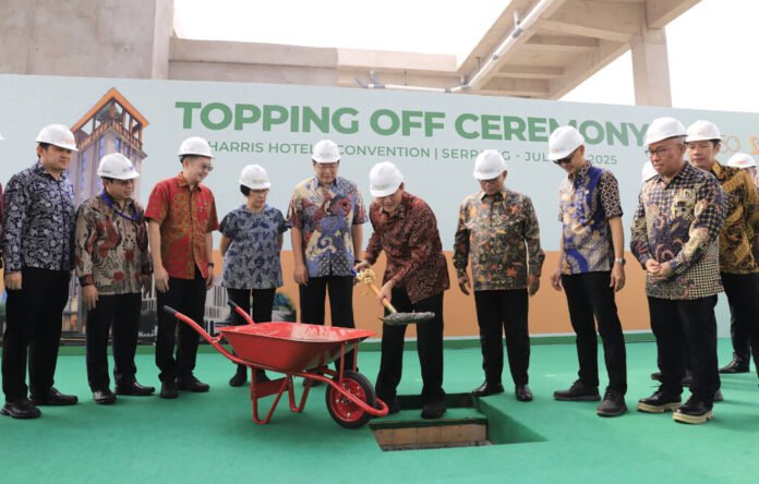 topping off harris hotel serpong, summarecon serpong,