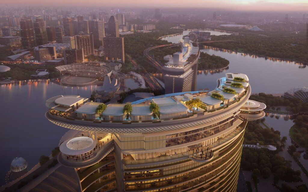 las vegas sands, marina bay sands singapura,