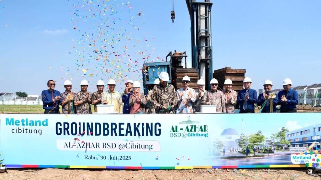 ground breaking Sekolah Al-Azhar BSD Cibitung