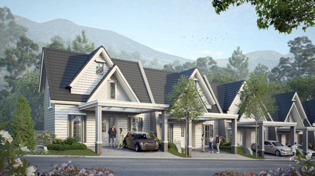 rumah premium klaster amadeus signature rancamaya bergaya classic modern