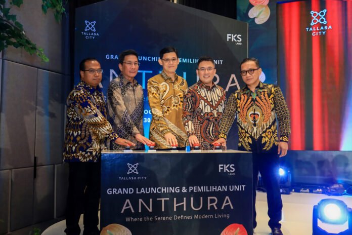 Grand Launching Anthura Tallasa City Makassar oleh FKS Land, prosesi peresmian dengan penekanan tombol sirine