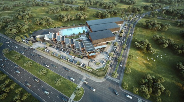 the-quantis-club-grand-wisata-bekasi-tampak-atas Tampak atas The Quantis Club Grand Wisata Bekasi, pusat olahraga premium berstandar internasional dari Sinar Mas Land