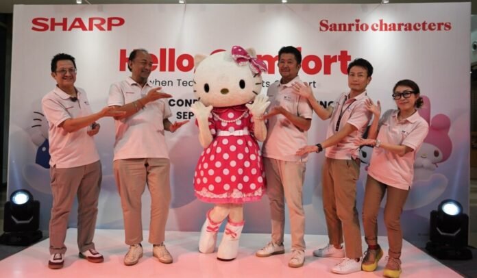 Sharp, Hello Comfort,Hello Kitty, My Melody, Kuromi.