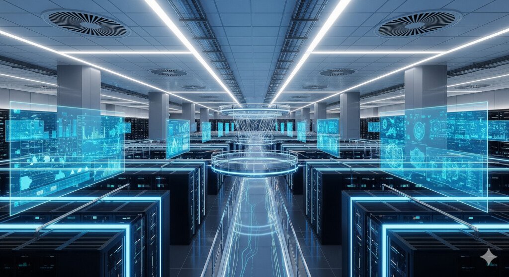 ilustrasi pusat data ai damac digital cikarang