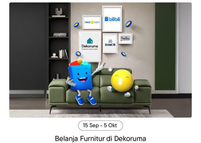 blibli-tiket-rewards-dekoruma-cashback-5-persen promo blibli tiket rewards dekoruma cashback 5 persen poin belanja furnitur