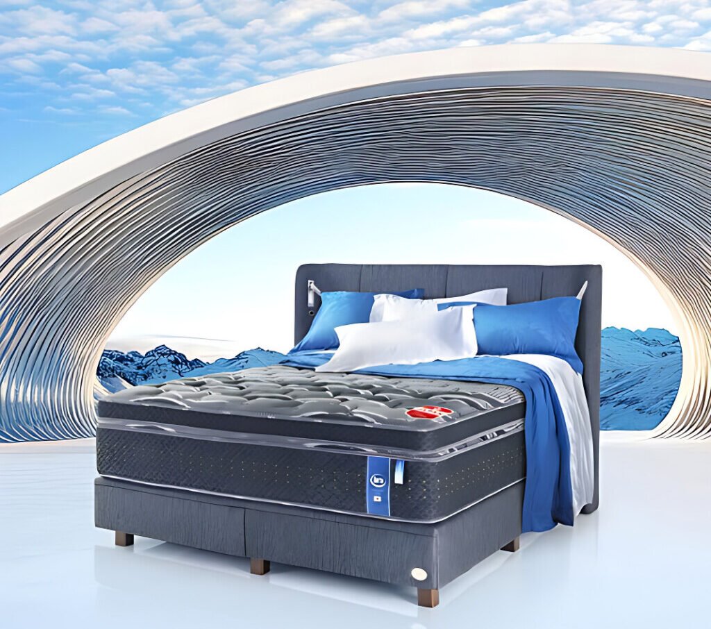 Matras Grand Sirius Serta Japan Exclusive Collection warna gelap dengan Mega Euro Top dan Cooling Technology