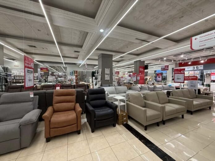 deretan sofa recliner di selma jogja city mall konsep baru furnitur jogja