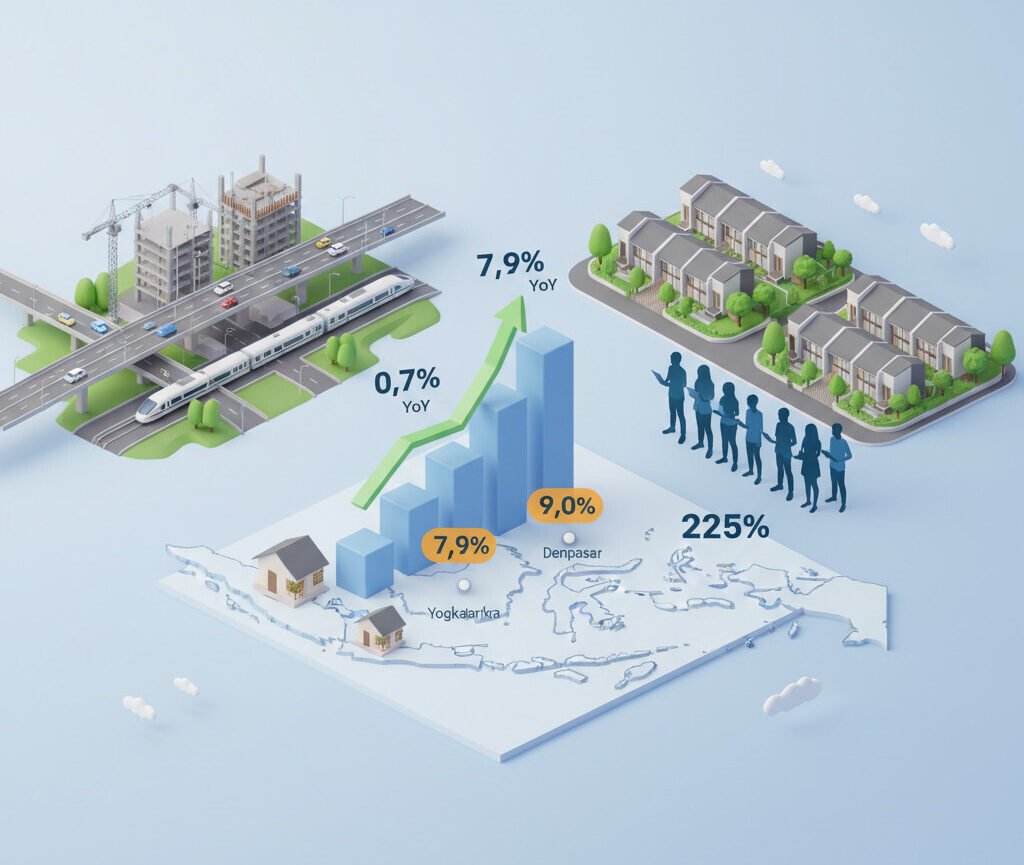 harga rumah sekunder di Indonesia
