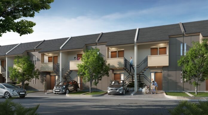 fasad-new-palm-town-house-kota-jababeka New Palm Town House Kota Jababeka