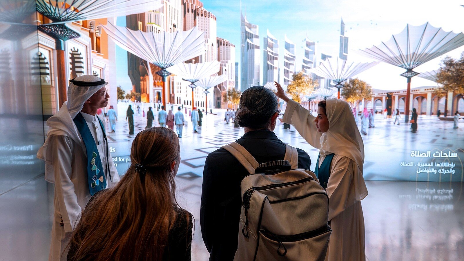 visual proyek Gerbang Raja Salman