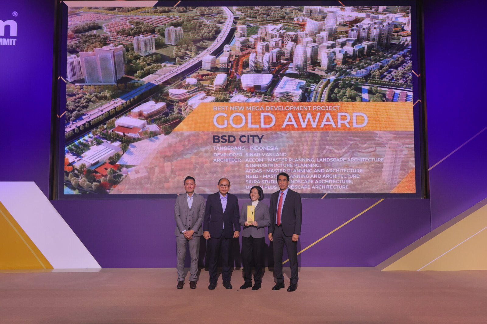 Sinar Mas Land Raih 2 Gold Winner