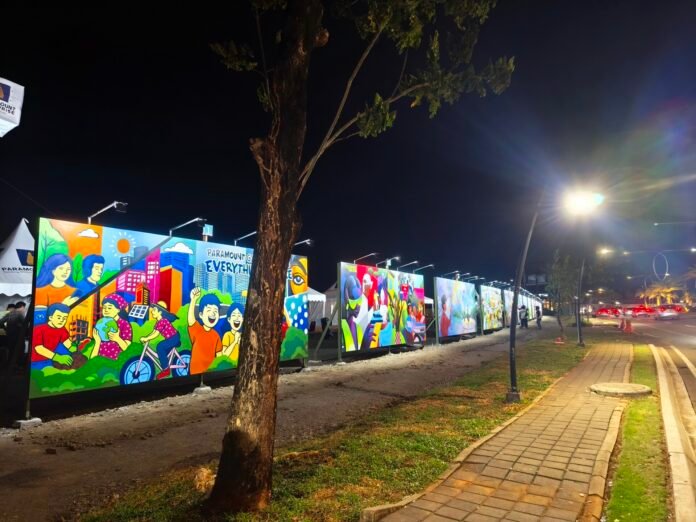 Mural Competition 2025 malam hari