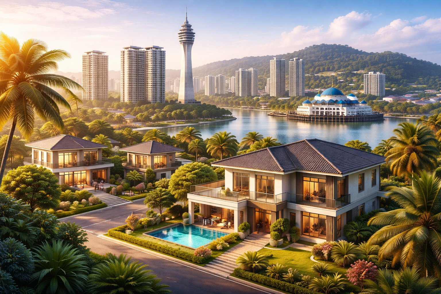 kawasan perumahan modern di Makassar