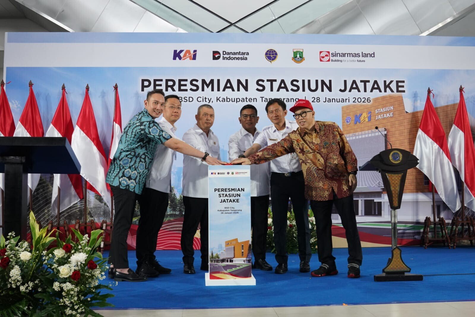 Peresmian Stasiun Jatake BSD City