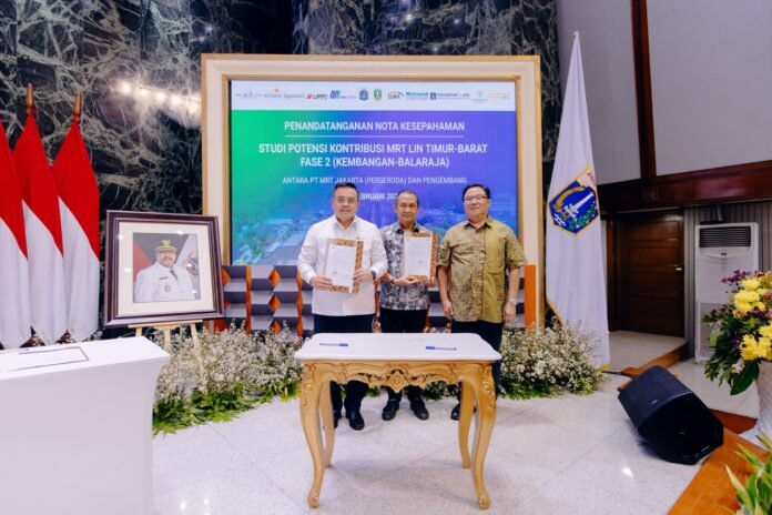 enandatanganan MoU Metland Cyber Puri dengan MRT Jakarta