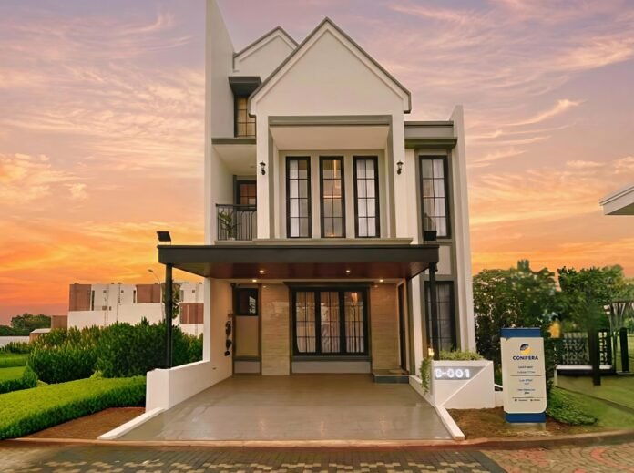 Eksterior show unit Cluster Conifera Metland Menteng