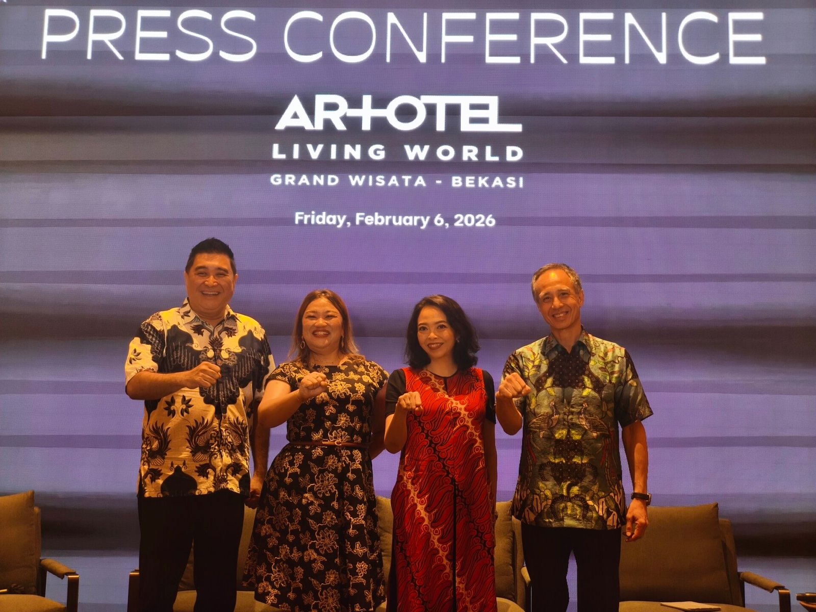 Seremonial pembukaan Artotel Living World Grand Wisata Bekasi