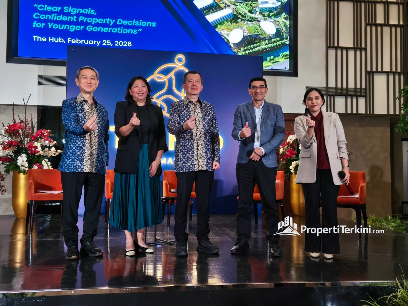 Sesi diskusi Sinar Mas Land Property Outlook 2026 membahas tren pasar properti nasional dan Target Sinar Mas Land 2026.