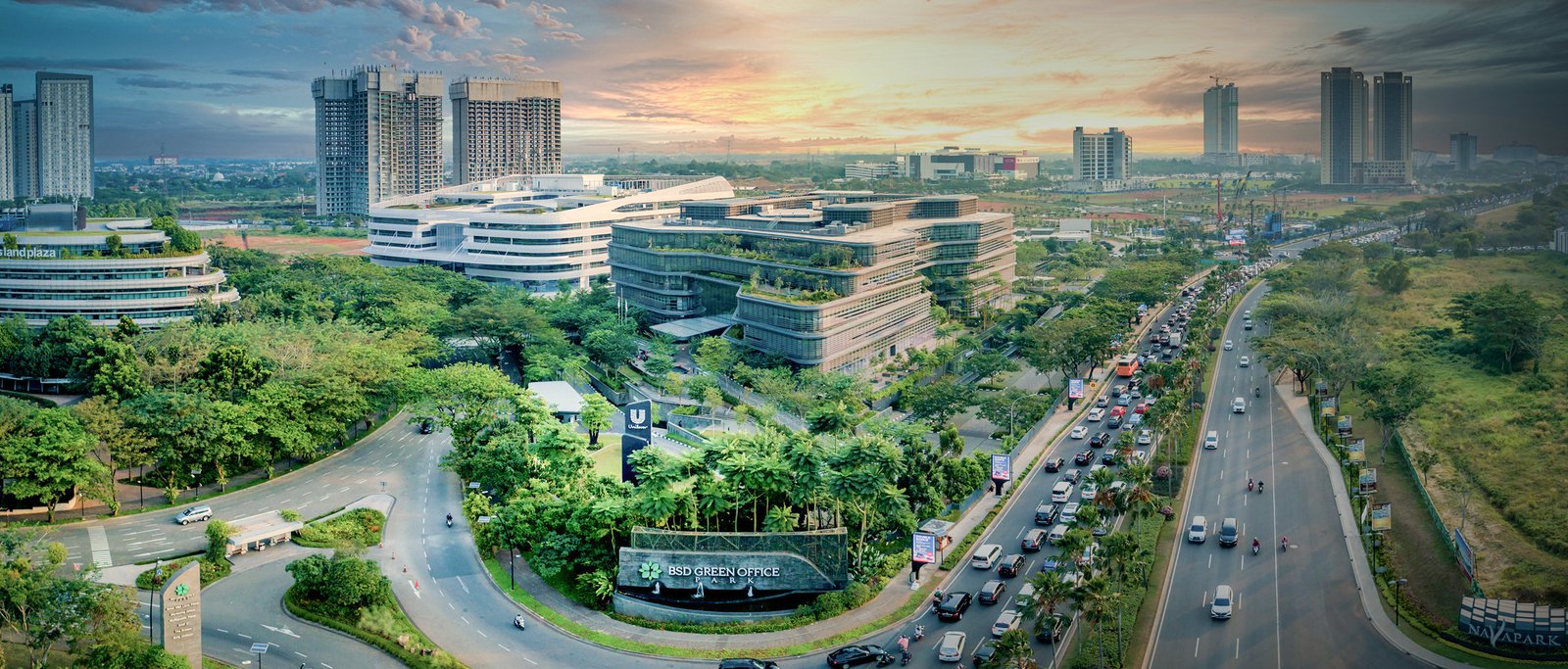 Kawasan BSD Green Office Park Sinar Mas Land