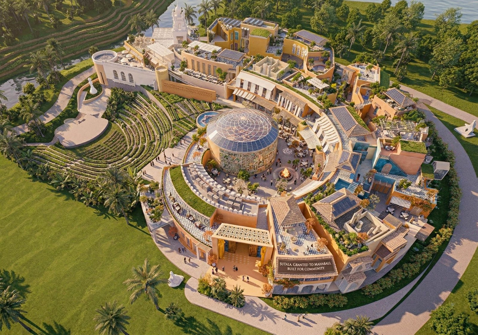 kawasan Sutala di Nuanu Real Estate Nuanu Creative City Bali