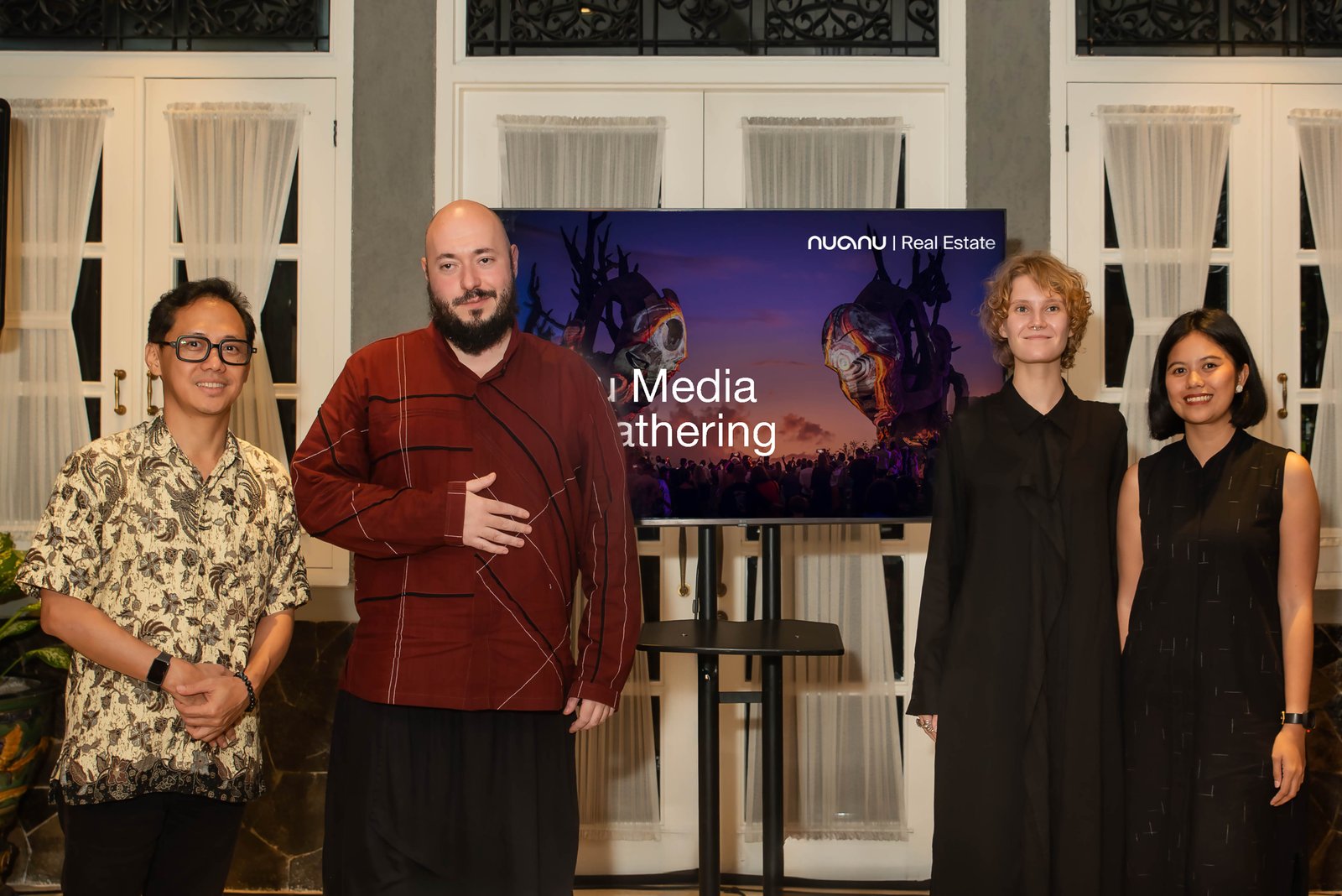 jajaran pimpinan Nuanu Creative City dan Nuanu Real Estate