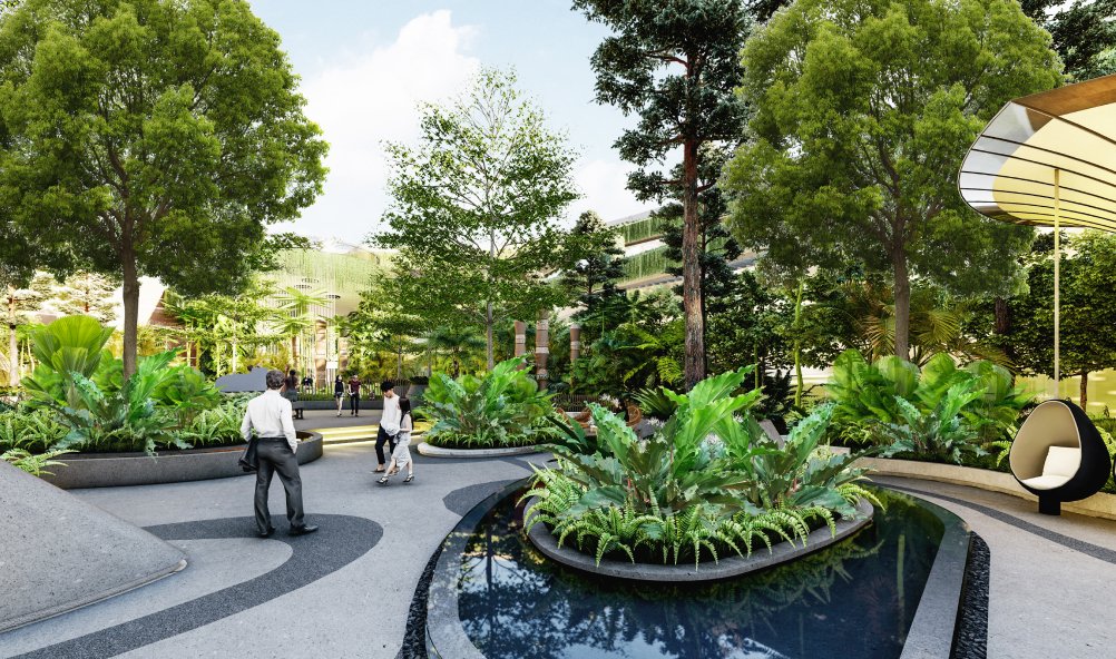 Desain kawasan mixed-use 23Semarang Shopping Center