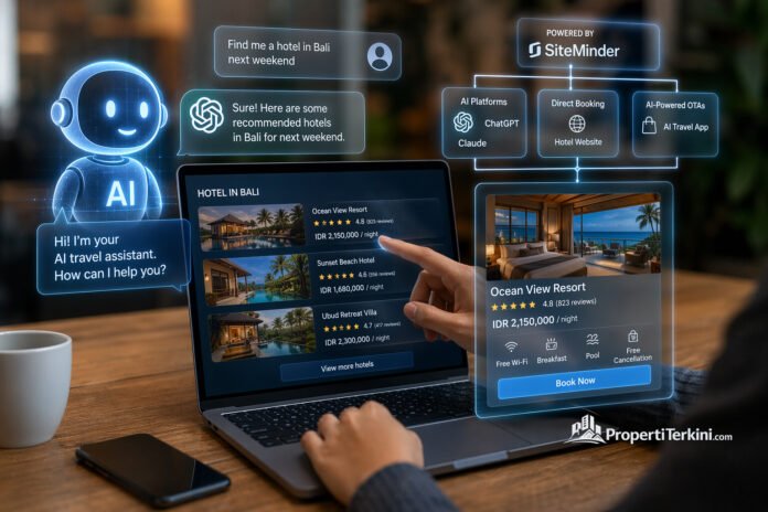 distribusi hotel berbasis AI