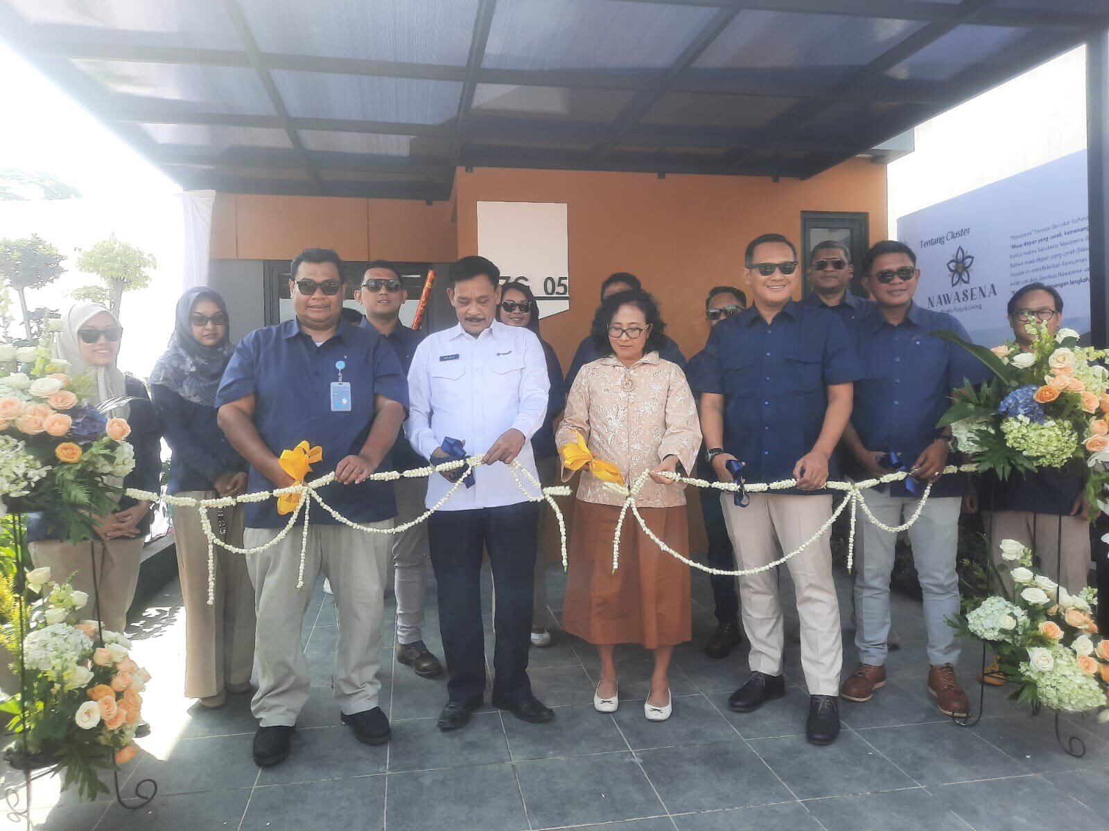 peresmian rumah contoh Klaster Nawasena Familia Urban